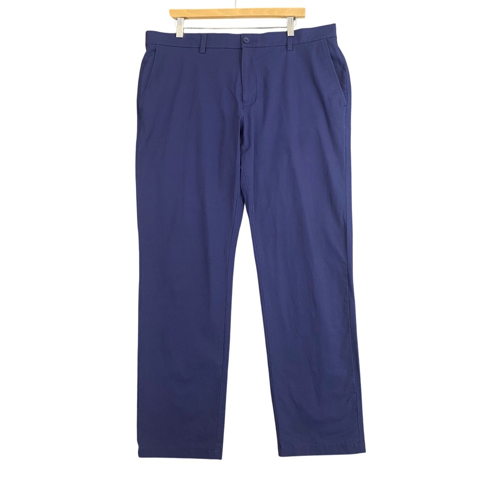 Vineyard Vines On-The-Go‎ Performance Golf Pants Mens 36x30 Blue Stretch Chinos